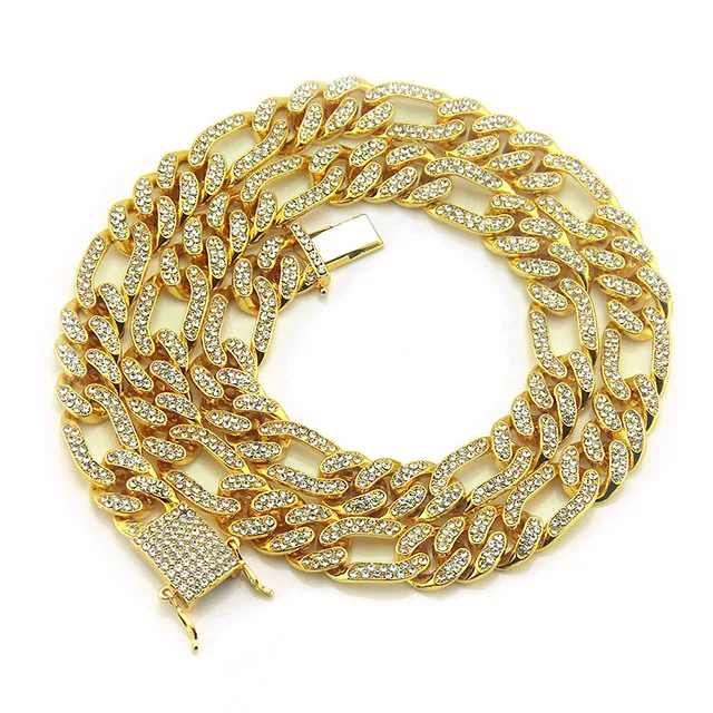 Three Short And One Long Diamond-Studded Cuban Large Gold Chain Hip-Hop Trendy Male Domineering Necklace
Three Short And One Long Diamond-Studded Cuban Large Gold Chain Hip-Hop Trendy Male Domineering Necklace