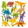 Realistic Looking 7" Dinosaurs Pack of 12 Large Plastic Assorted Dinosaur Figures
