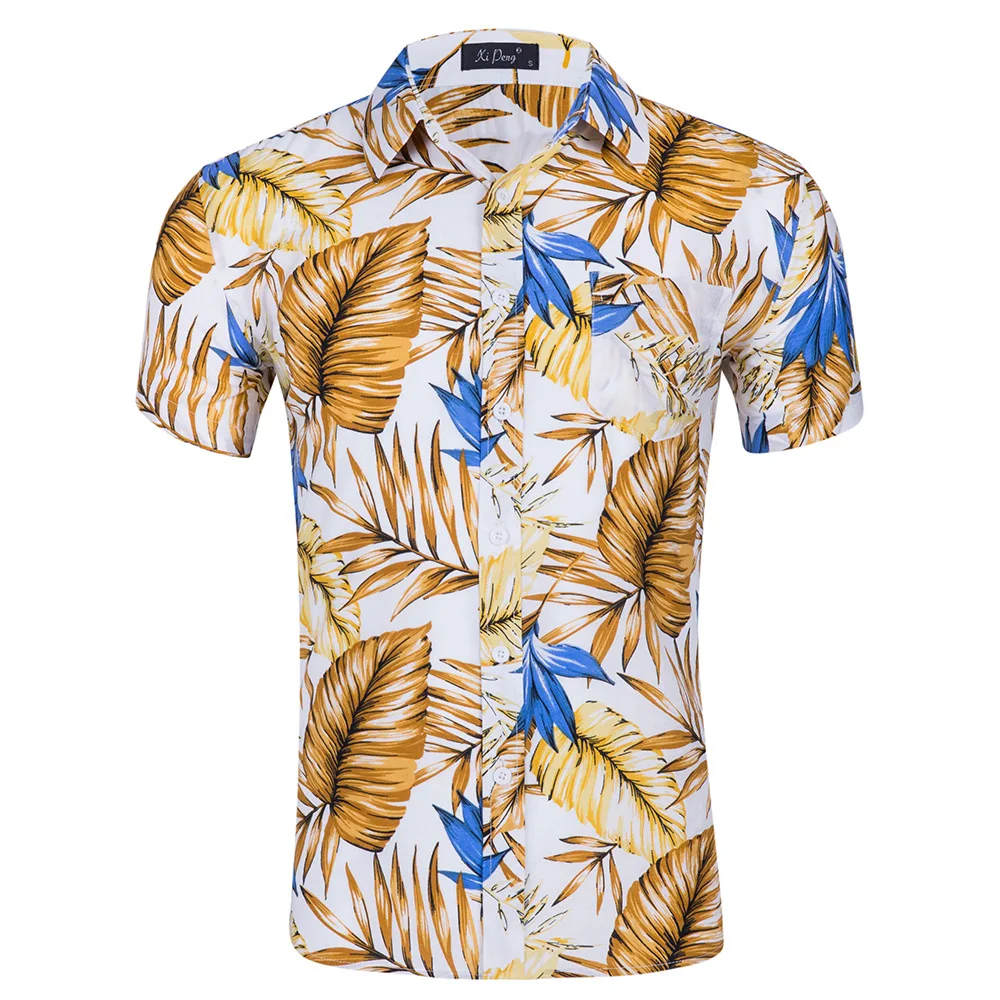 Factory Direct Sale 100% Cotton Short Sleeve Hawaiian Beach Printed Summer Shirts For Men
Factory Direct Sale 100% Cotton Short Sleeve Hawaiian Beach Printed Summer Shirts For Men