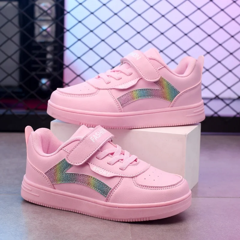 2022 Girls Boys Lace-Up Fashion Shoes Kids Sport Platform Trainers Children Genuine Leather Casual Shoes Sneakers Brand Shoes, Black,white,pink
2022 Girls Boys Lace-Up Fashion Shoes Kids Sport Platform Trainers Children Genuine Leather Casual Shoes Sneakers Brand Shoes, Black,white,pink