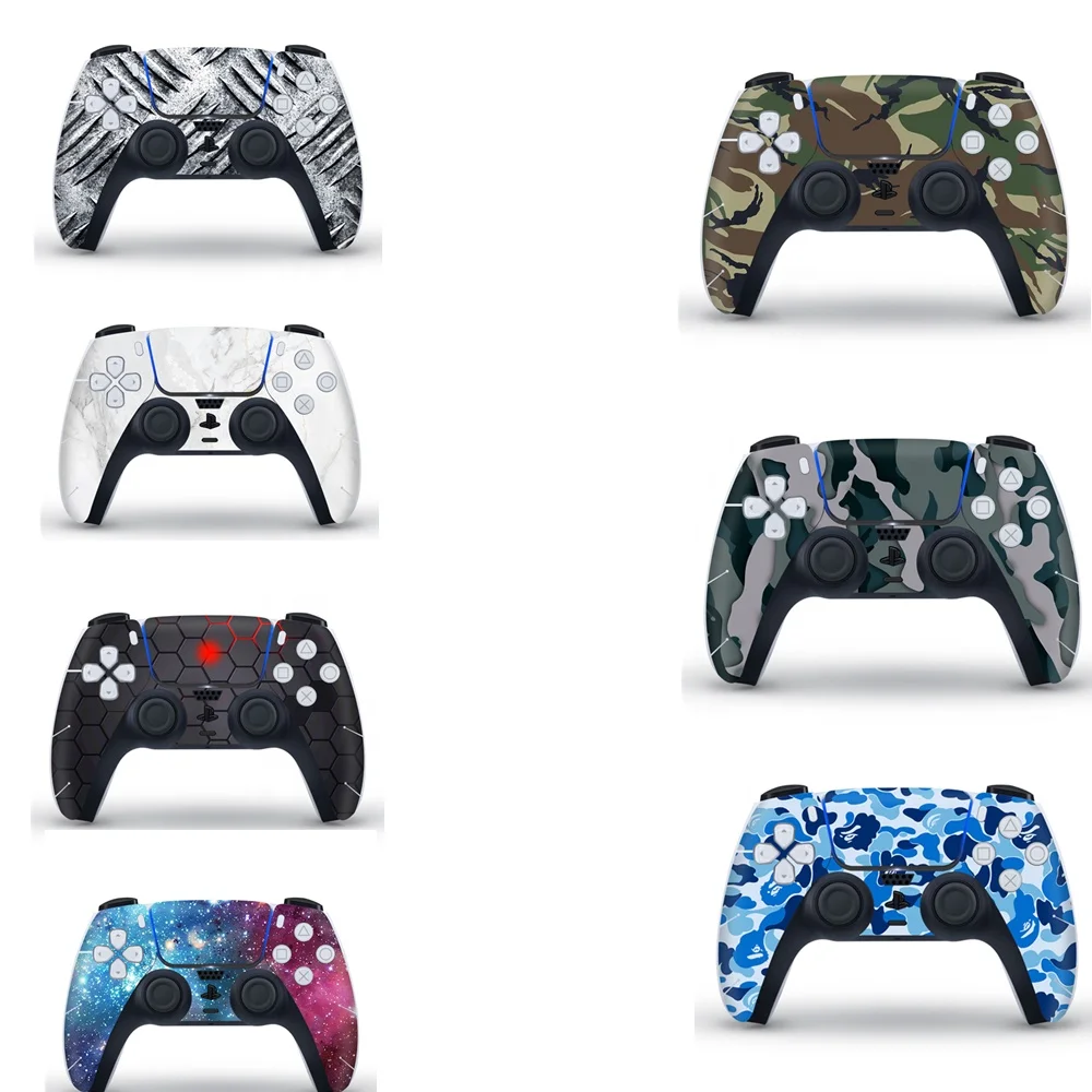 DIY PS5 Controller Camouflage Skin Sticker Decal Cover PS5 Gamepad Joystick Protection Sticker PlayStatio 5 decorative Stickers
DIY PS5 Controller Camouflage Skin Sticker Decal Cover PS5 Gamepad Joystick Protection Sticker PlayStatio 5 decorative Stickers