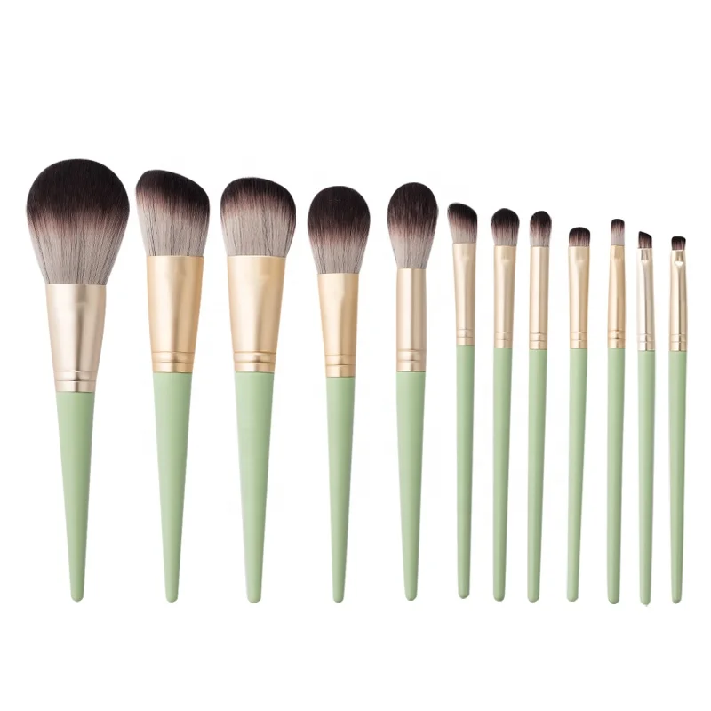 Forsense Private Label vegan makeup brush set High Quality Green Make Up Tools Makeup Brush Set
Forsense Private Label vegan makeup brush set High Quality Green Make Up Tools Makeup Brush Set
