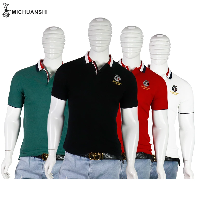 Fashion New Design Men Clothes 100%cotton High Quality Men's Polo T shirts, Customized color
Fashion New Design Men Clothes 100%cotton High Quality Men's Polo T shirts, Customized color