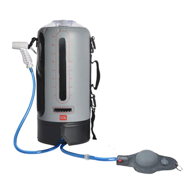 Shower Bag Pump Pressure Outdoors Camping Pressure Shower, Outdoor Portable Camping Shower 12L, Black
Shower Bag Pump Pressure Outdoors Camping Pressure Shower, Outdoor Portable Camping Shower 12L, Black