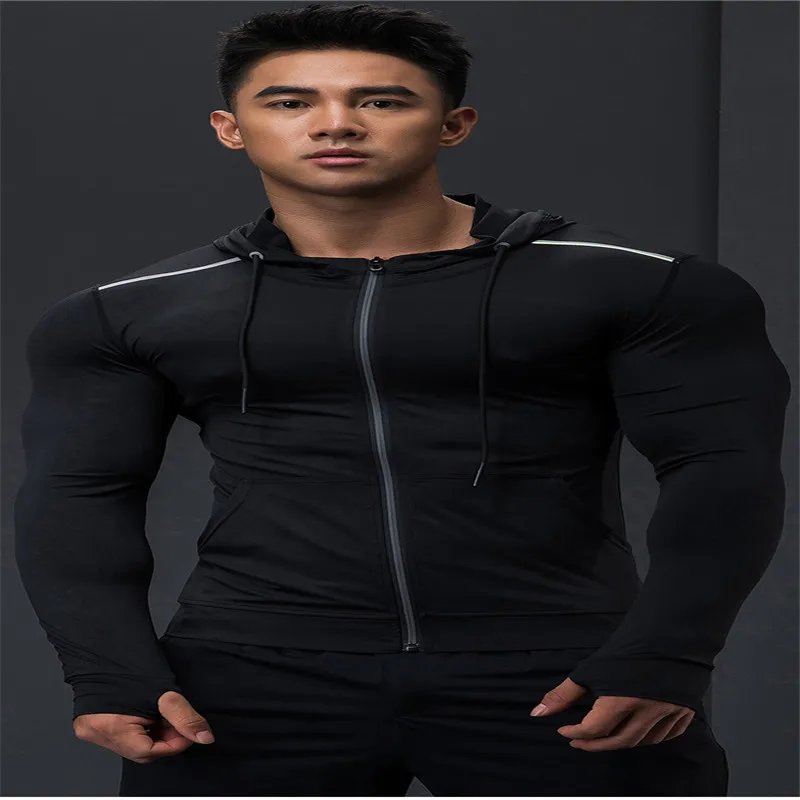 HD260 Running Jacket Men Sports Coat Fitness Long Sleeve Hooded Tight Hoodies Zipper Slim Hiking Sweatshirts Male
HD260 Running Jacket Men Sports Coat Fitness Long Sleeve Hooded Tight Hoodies Zipper Slim Hiking Sweatshirts Male