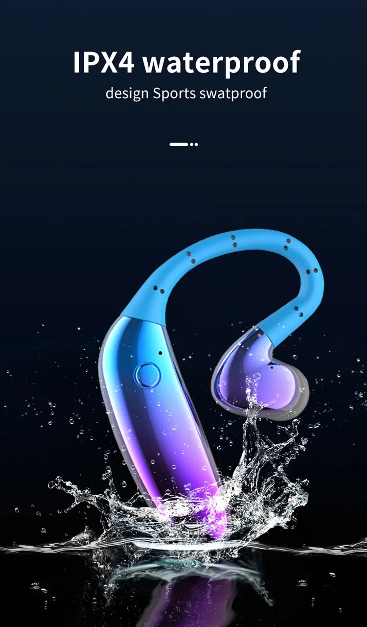 Tinderala Fashion Ear Hook TWS 5.0 Stereo IPX9 Waterproof Sport Music Hifi Deep Bass Earbud Wireless Headset Bluetooth Headphone - ANKUX.COM