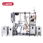 Short Path Hemp Oil Extraction Equipment Molecular Still Glass Distillation Column