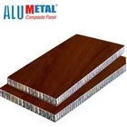 wooden aluminum honeycomb cladding panels for interior decoration