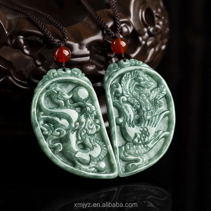Certified Grade A Natural Myanmar Jade Dragon And Phoenix Brand A Pair Of Pendants Couple Pendants Men And Women Jewelry Jadewa
Certified Grade A Natural Myanmar Jade Dragon And Phoenix Brand A Pair Of Pendants Couple Pendants Men And Women Jewelry Jadewa
