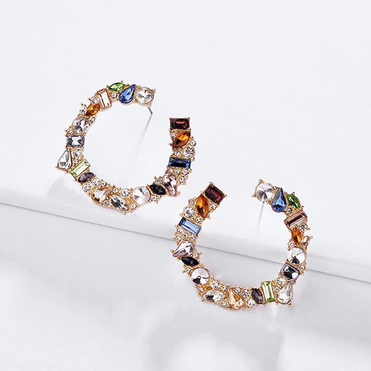 New arrival elegant rainbow crystal colored stone earring shiny gemstone stud earring for ladies, Optional as picture,or customized
New arrival elegant rainbow crystal colored stone earring shiny gemstone stud earring for ladies, Optional as picture,or customized