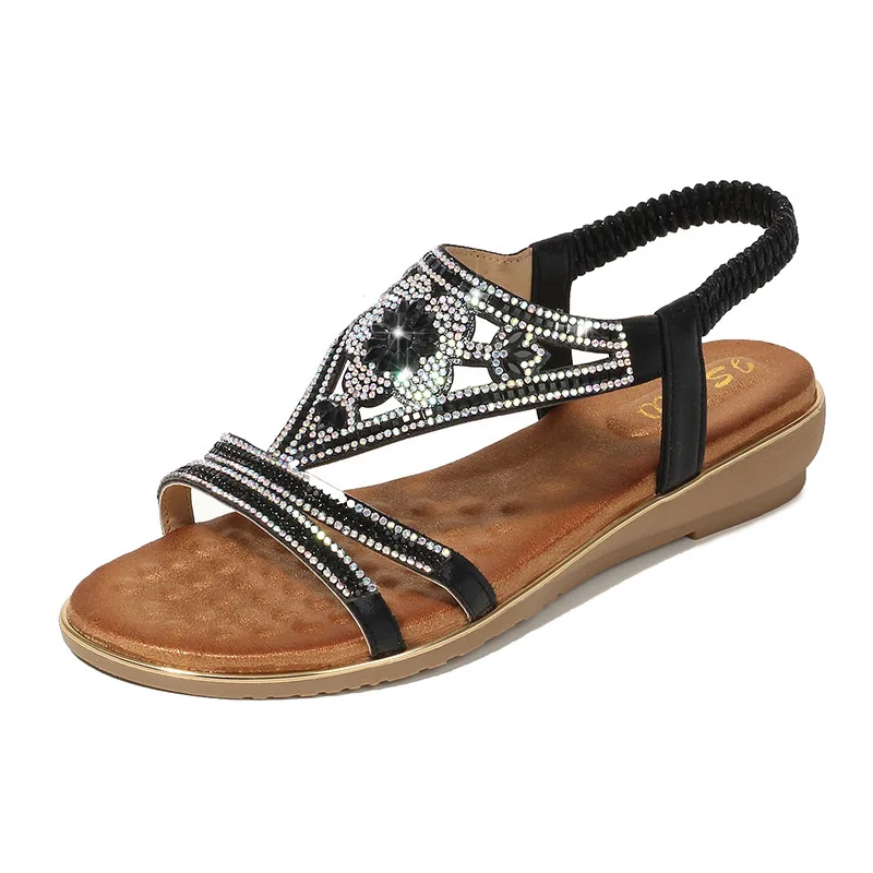 2021 Summer New Rhinestone Shoes Fashion Shoes Lightweight Nonslip Ladies Fashion Transparent Designer Women Sandals Flat Bottom, Black pink silver gold
2021 Summer New Rhinestone Shoes Fashion Shoes Lightweight Nonslip Ladies Fashion Transparent Designer Women Sandals Flat Bottom, Black pink silver gold