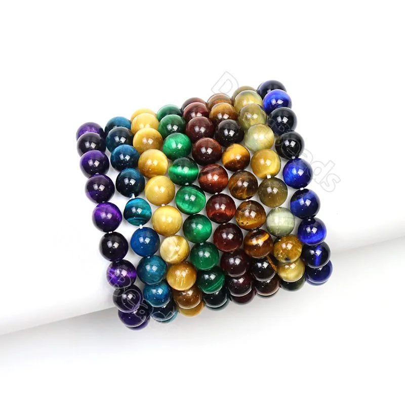 Wholesale Colorful Tiger Eye Bracelets High Quality Gemstone Beads Customizable Bracelet For Homme Female
Wholesale Colorful Tiger Eye Bracelets High Quality Gemstone Beads Customizable Bracelet For Homme Female