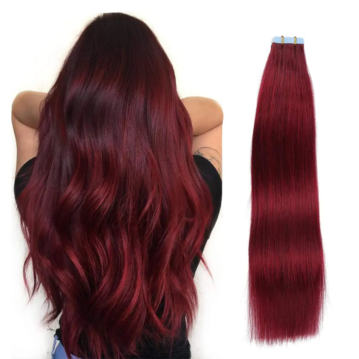 TopElles tape in hair extension 100% Remy Human Hair Extensions Silky Straight for Fashion Women
TopElles tape in hair extension 100% Remy Human Hair Extensions Silky Straight for Fashion Women