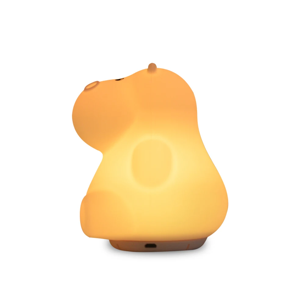Animal Hippo Shape Rechargeable LED Night Lamps Mini Portable Wireless Blue Tooth Speaker With Led Lights
Animal Hippo Shape Rechargeable LED Night Lamps Mini Portable Wireless Blue Tooth Speaker With Led Lights