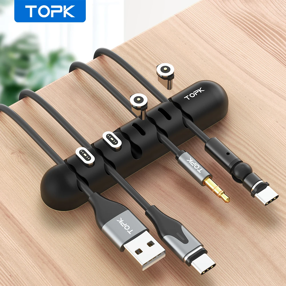 TOPK L35 Silicone Magnetic Charger Travel Cable Wire Clips Cord Management Organizer
TOPK L35 Silicone Magnetic Charger Travel Cable Wire Clips Cord Management Organizer