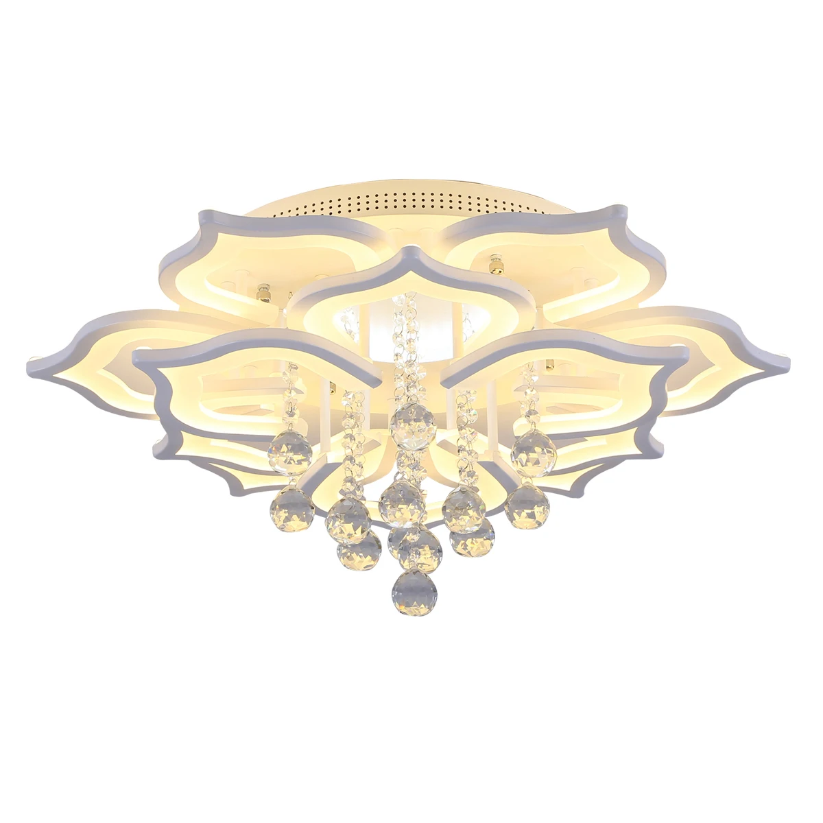 Crystal Pendant Dimmable LED Light 12w 40w 60w Custom Power Ceiling Light Changeable Colors Lighting For Bedroom Living Room
Crystal Pendant Dimmable LED Light 12w 40w 60w Custom Power Ceiling Light Changeable Colors Lighting For Bedroom Living Room