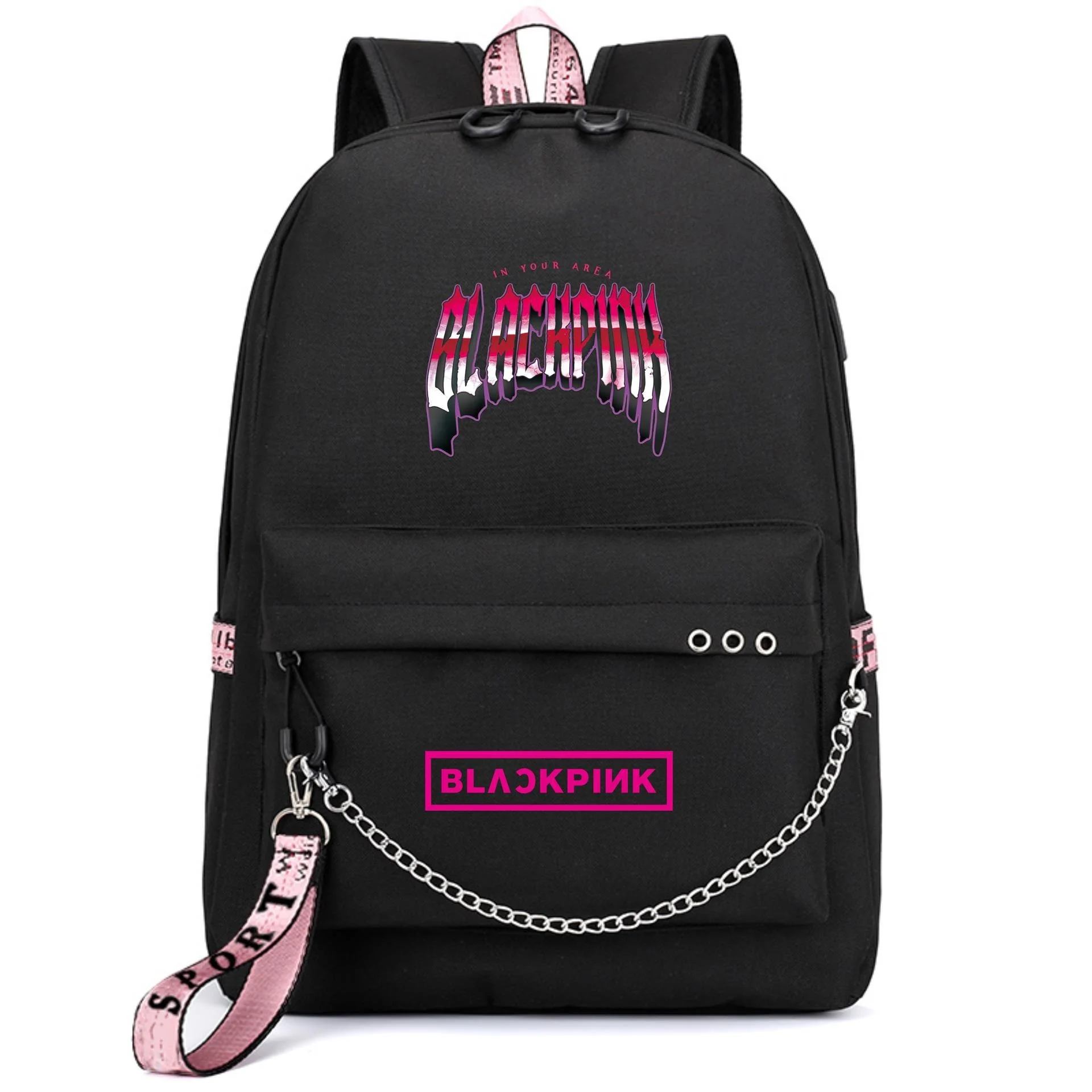 New Kpop BLACKPINK Concert Breathable Backpack Waterproof Wear-Resistant Scratch-Resistant Fashion Ladies Laptop Bag, Customized color
New Kpop BLACKPINK Concert Breathable Backpack Waterproof Wear-Resistant Scratch-Resistant Fashion Ladies Laptop Bag, Customized color