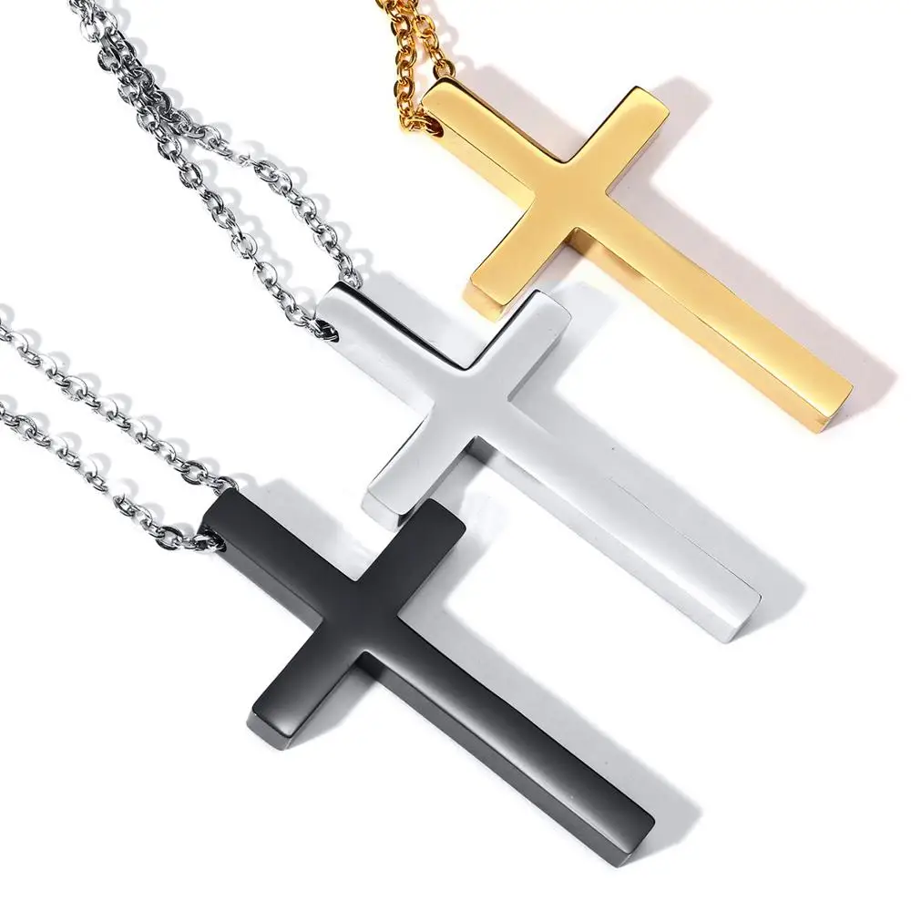 Pendant Necklaces Antique Silver Gold Color Double Sided Stainless Steel Simple Classic Fashion for Men Jewelry Gold Plated Gift
Pendant Necklaces Antique Silver Gold Color Double Sided Stainless Steel Simple Classic Fashion for Men Jewelry Gold Plated Gift