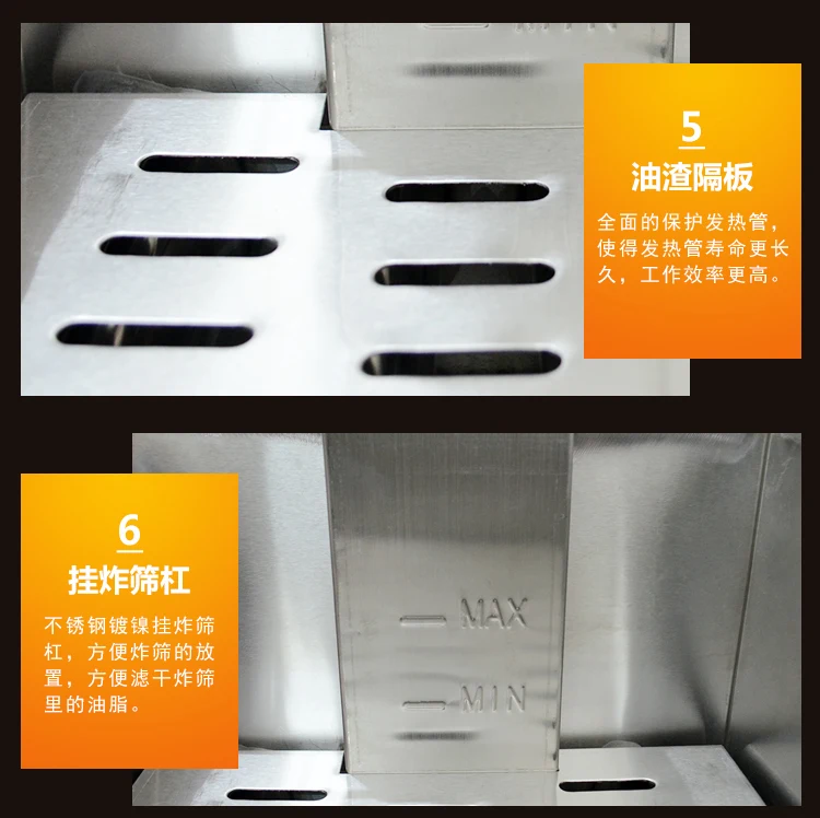 Xeoleo Commercial Fryer Deep Fryer Lpg Gas Fryer Stainless Steel Fried