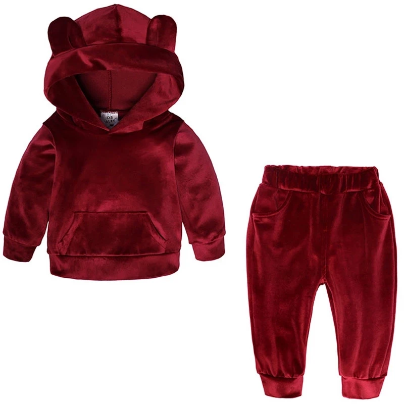 9M-7T Baby Boys Girls Velvet Hooded Clothing Set Kids Jacket Coat Pants Sports Suits Tracksuits Toddler Children Clothes Set, Customized color
9M-7T Baby Boys Girls Velvet Hooded Clothing Set Kids Jacket Coat Pants Sports Suits Tracksuits Toddler Children Clothes Set, Customized color