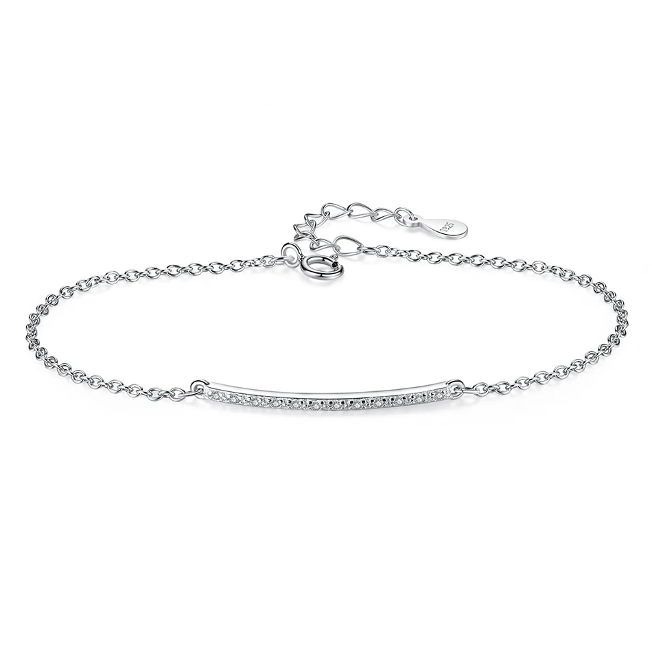 High Quality Authentic 925 Sterling Silver Simple Bracelet for Women Bracelets Fashion Jewelry
High Quality Authentic 925 Sterling Silver Simple Bracelet for Women Bracelets Fashion Jewelry