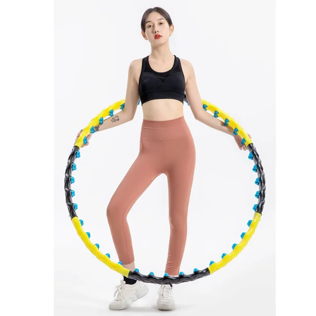 fitness Hula hoops girl waist massage hoop ring magnet hula hoops for weight loss, Black and yellow
fitness Hula hoops girl waist massage hoop ring magnet hula hoops for weight loss, Black and yellow
