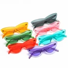 2019 New Trendy Retro UV400 Small Women Vintage Cat Eye Polarized Acetate Sunglasses Sun Glasses