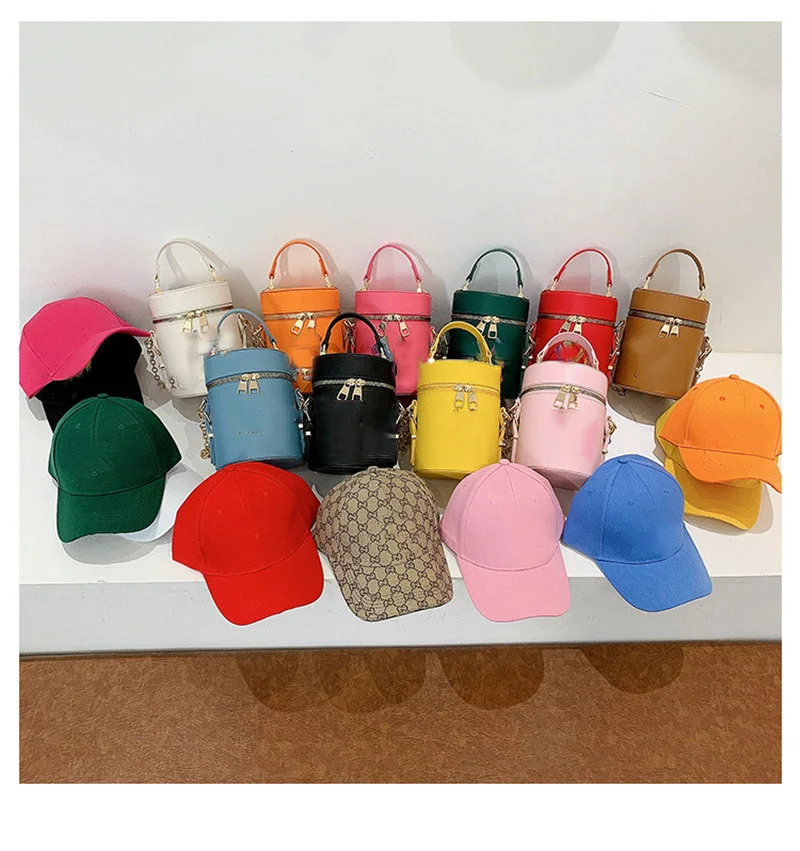 USA Latest Custom Design Bucket Bag Luxury Handbag Purse And Hats Set Fashion Purse Handbag For Women
USA Latest Custom Design Bucket Bag Luxury Handbag Purse And Hats Set Fashion Purse Handbag For Women