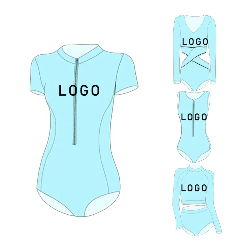 AOSHILI Custom One piece surfsuit new style women's conservative zipper long sleeve design swimsuit
AOSHILI Custom One piece surfsuit new style women's conservative zipper long sleeve design swimsuit