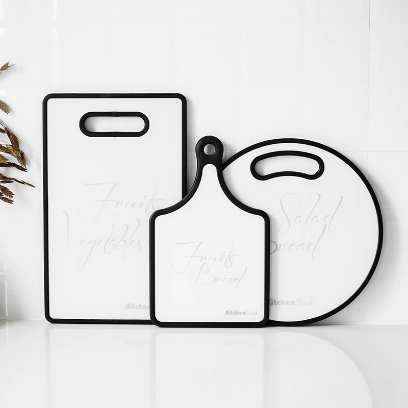 manufacturer wholesale plastic vegetable meet plastic chopping cutting boards set round marble cutting board, Black white
manufacturer wholesale plastic vegetable meet plastic chopping cutting boards set round marble cutting board, Black white