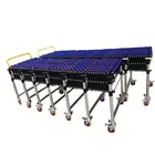 Gravity ABS wheel pallet conveyor system conveyor roller belt