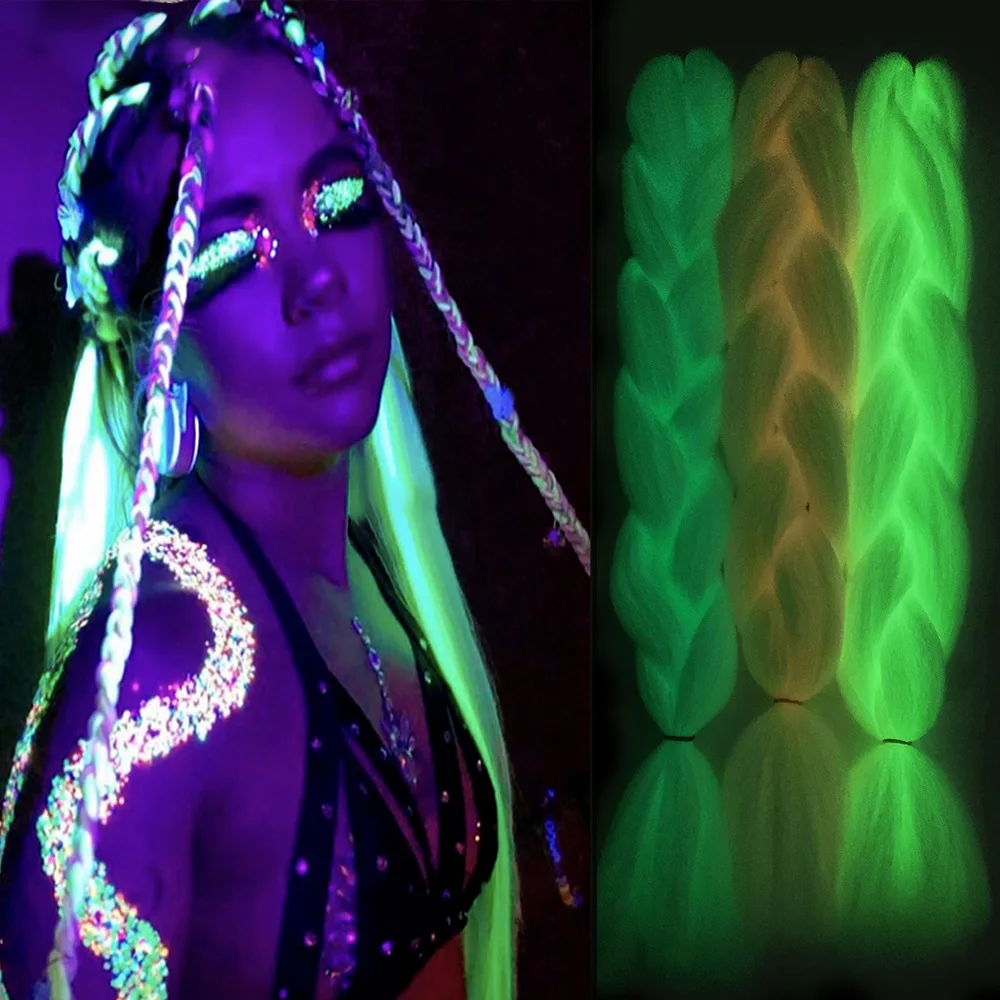 Ainizi wholesale high quality solid color synthetic hair extensions luminous braids for women
Ainizi wholesale high quality solid color synthetic hair extensions luminous braids for women