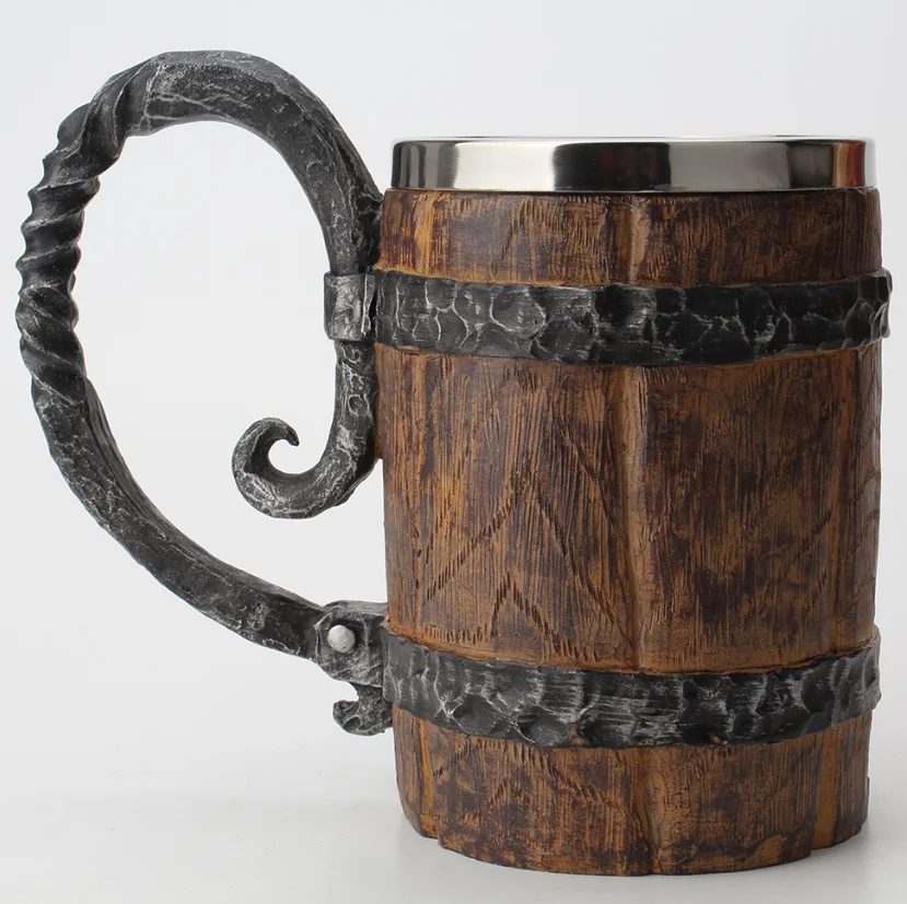 2020 best selling stainless steel simulation barrel style beer mugs wooden coffee mugs with handle
2020 best selling stainless steel simulation barrel style beer mugs wooden coffee mugs with handle