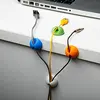 Multipurpose Wire Cord Cable Tidy Holder Drop Clips Organizer Line Fixer Winder Desktop Adhesive Cable Organizer