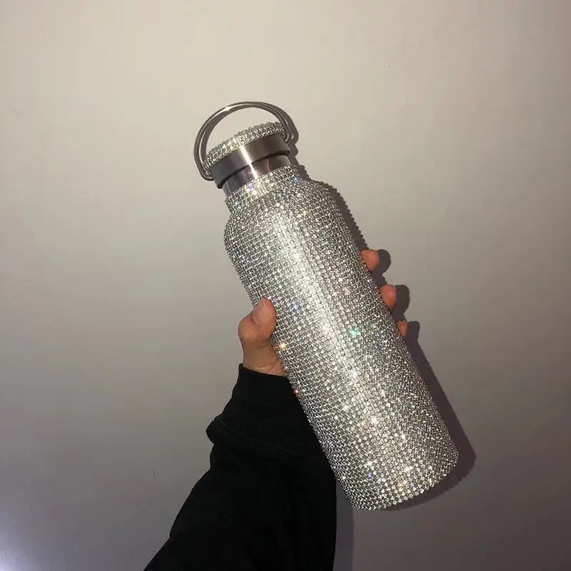 Creative custom winter water cup children's female vacuum flask 304 stainless steel high-value cute diamond, Brown
Creative custom winter water cup children's female vacuum flask 304 stainless steel high-value cute diamond, Brown