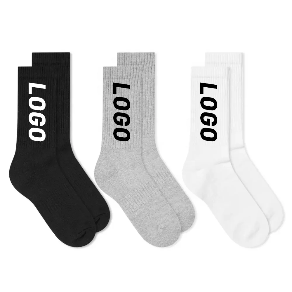 Men's Socks Crew Solid White Custom Plain Black Grey Long Socks Solid Color Letter Logo Sports Socks For Boy Men
Men's Socks Crew Solid White Custom Plain Black Grey Long Socks Solid Color Letter Logo Sports Socks For Boy Men