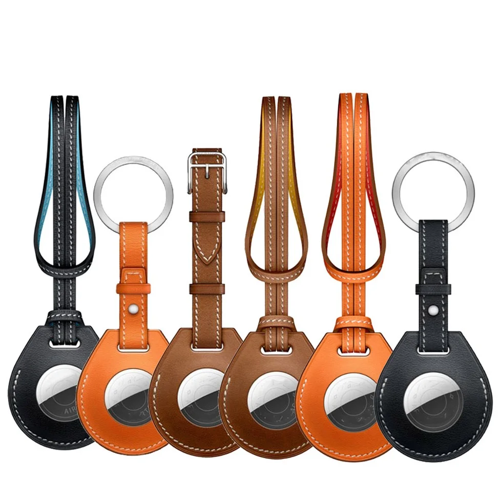 Luxurious Shockproof Protective Case For Apple AirTag Leather Hangable Key Ring Luggage Tag Bag Charm Loop
Luxurious Shockproof Protective Case For Apple AirTag Leather Hangable Key Ring Luggage Tag Bag Charm Loop