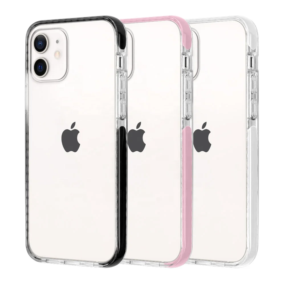 TPE+TPU+PC Hard Clear Transparent Phone Case for iphone 12 High Quality Shockproof Phone Case for iphone 11 XR XS 6 7 8 SE, Clear back with colorful edge
TPE+TPU+PC Hard Clear Transparent Phone Case for iphone 12 High Quality Shockproof Phone Case for iphone 11 XR XS 6 7 8 SE, Clear back with colorful edge