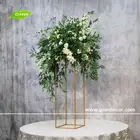 GNW The new design green leaves and white flowers table centerpieces for wedding decoration flower arrangement