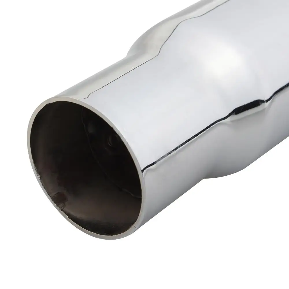 35-43 mm Chrome Black Universal Motorcycle Exhaust Muffler Pipe Fit For Harley Chopper