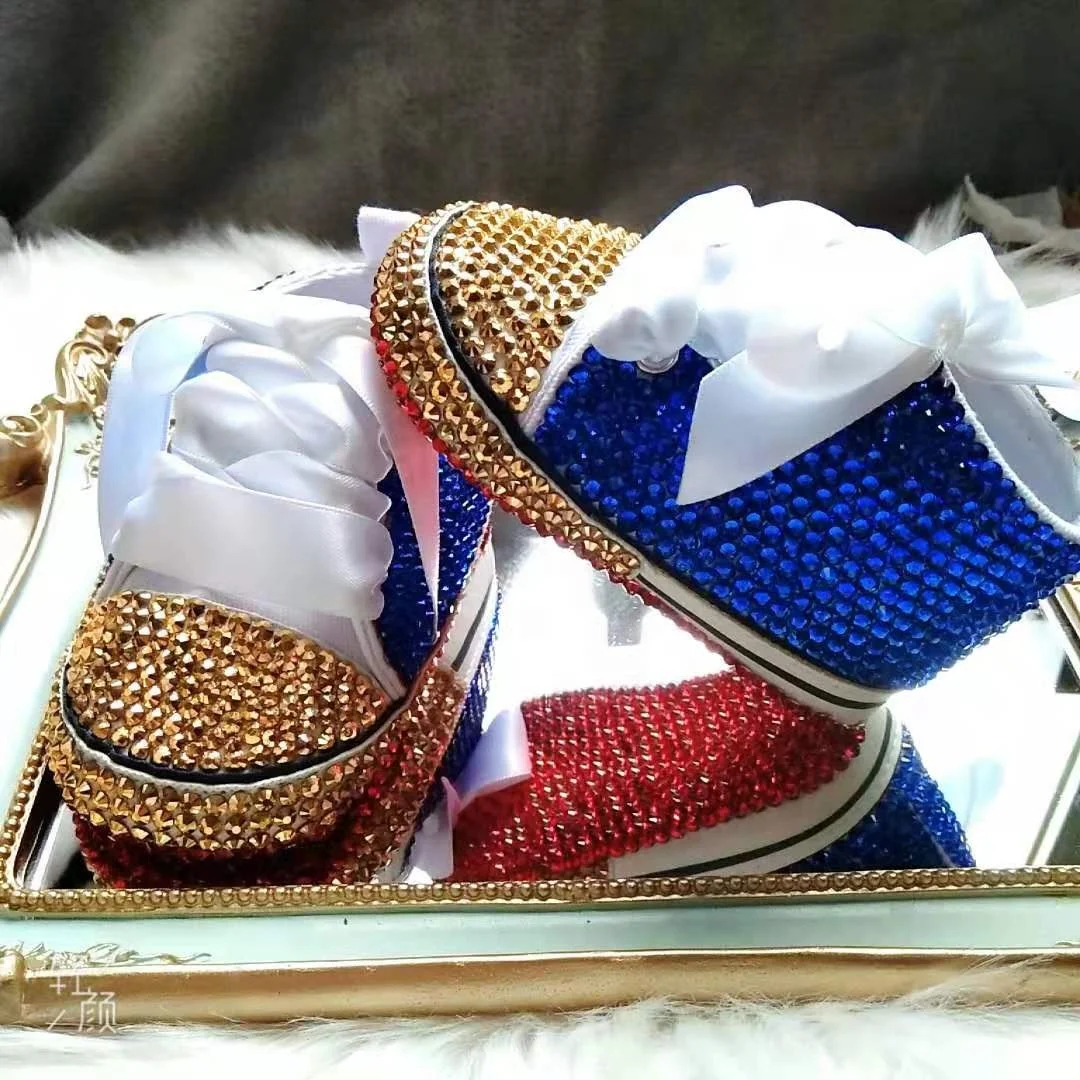 Latest Newborn Blinged Out Crib Shoes Custom Toddler Casual Shoes Rhinestone Crystal Low Top Baby Sneaker, As pictured/ custom
Latest Newborn Blinged Out Crib Shoes Custom Toddler Casual Shoes Rhinestone Crystal Low Top Baby Sneaker, As pictured/ custom