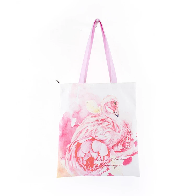 CG076 Personality design trendy big capacity flamingo printing tote custom shopping eco bag canvas
CG076 Personality design trendy big capacity flamingo printing tote custom shopping eco bag canvas