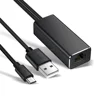 Ethernet Adapter for Chromecast USB 2.0 to RJ45 for Google Chromecast 2 1 Ultra Audio TV Stick Micro USB Network Card
