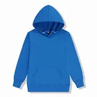 Kids Wholesale Customized 100% Cotton Children Plain Pullover Sweatshirt Kids Hoodies
