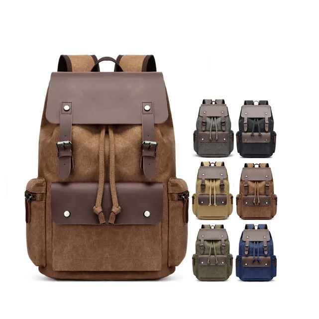 Men Style Trend Custom Logo Wholesale Unisex Rucksack 15.6 Inch Laptop Vegan vintage Leather Canvas Backpack For Men
Men Style Trend Custom Logo Wholesale Unisex Rucksack 15.6 Inch Laptop Vegan vintage Leather Canvas Backpack For Men
