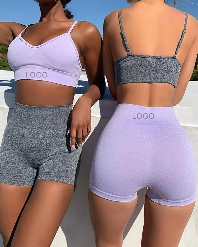Hot Women Short Sleeve Crop Tops And Shorts Women High Waisted Sports Shorts Sets Custom Summer Gym Wear Shorts Set, Picture show
Hot Women Short Sleeve Crop Tops And Shorts Women High Waisted Sports Shorts Sets Custom Summer Gym Wear Shorts Set, Picture show