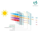 Glass Glass For HEWEI Innovative Thermochromic IGU Insulated Tempered Glass For Retail Building Wall