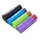 Custom plastic bag for garbage bag with tie strings