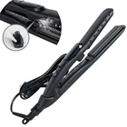 Professional Salon Steam 2 In1 Hair Straightener Ionic with Infrared Flat Iron Steam Straightening Iron