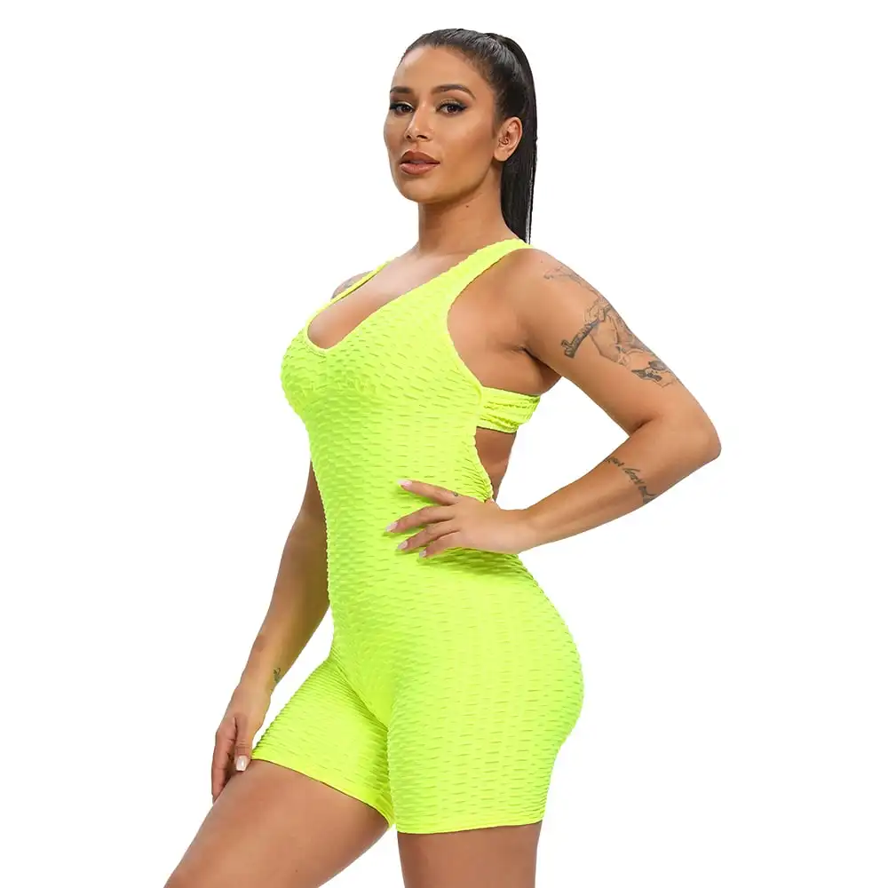 Hot Sale Breathable Women's Padded Sleeveless Dance Bodysuit Yoga Jumpsuits, Customized colors
Hot Sale Breathable Women's Padded Sleeveless Dance Bodysuit Yoga Jumpsuits, Customized colors